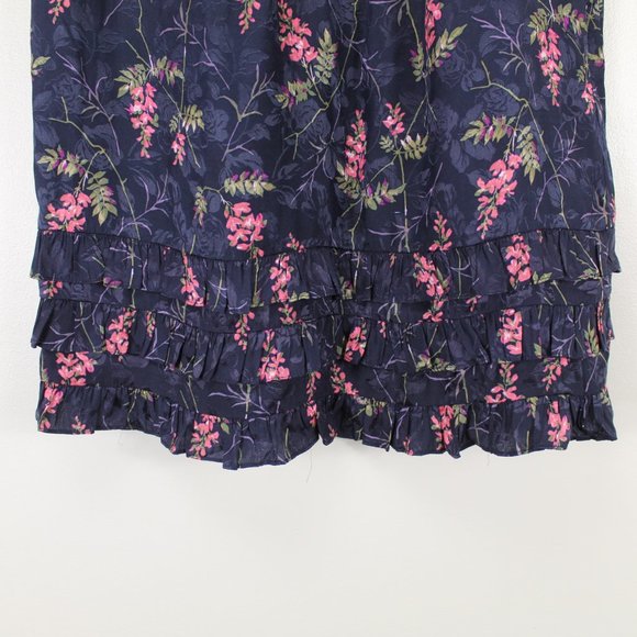Rebecca Taylor Ivie Floral Silk Blend Dress - Picture 7 of 8